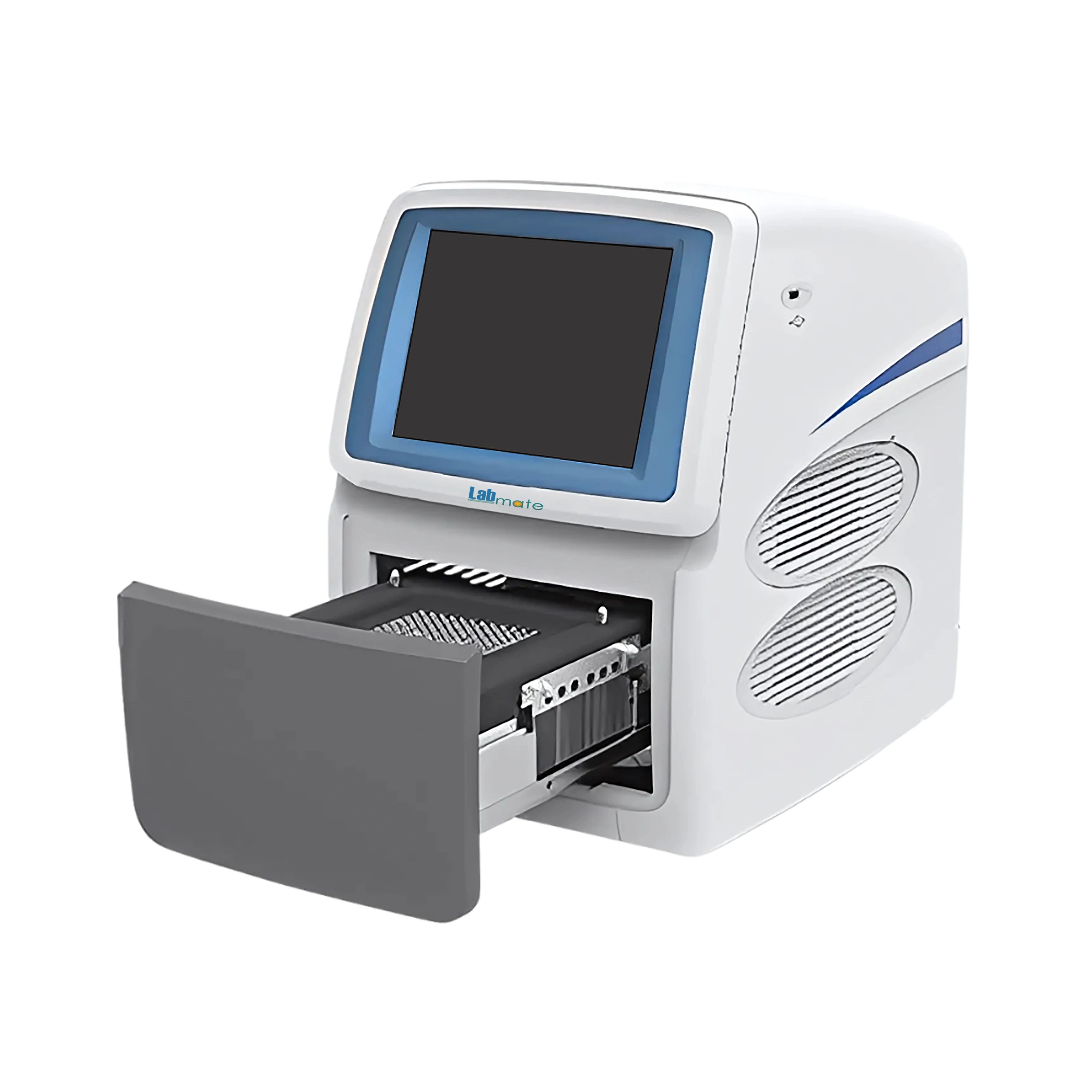 Compact PCR system with touchscreen interface