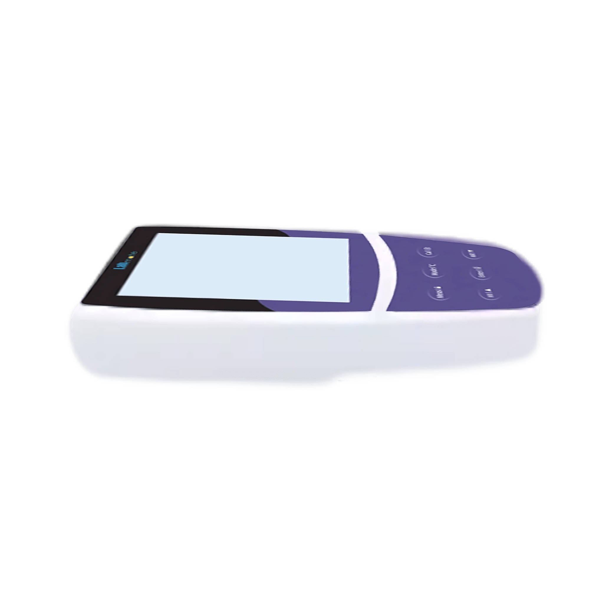 portable pH meter with large storage capacity and LCD interface