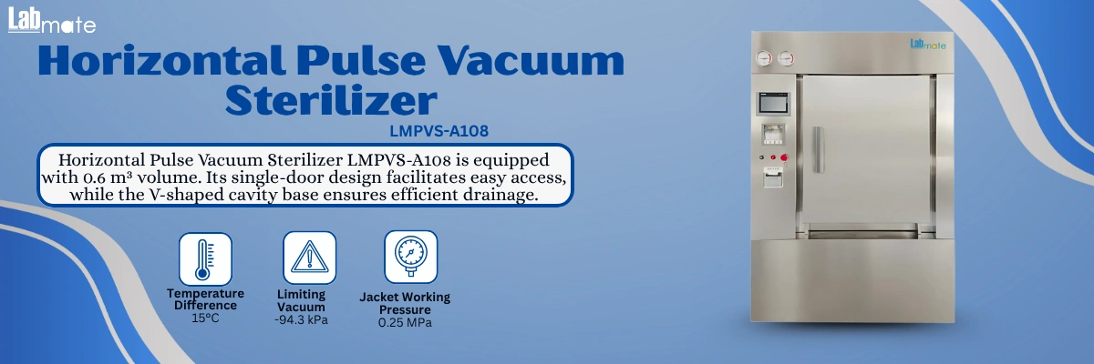 Pulse Vacuum Sterilizer with single-door