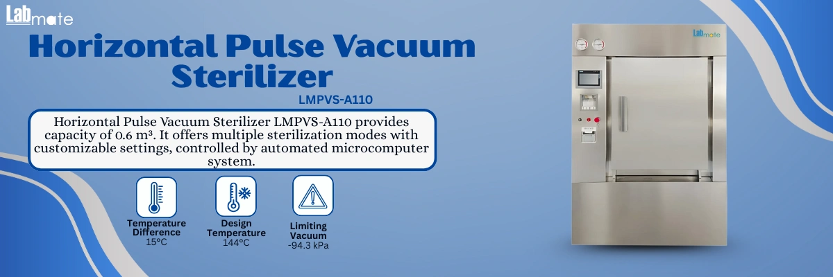 Pulse Vacuum Sterilizer with automated microcomputer