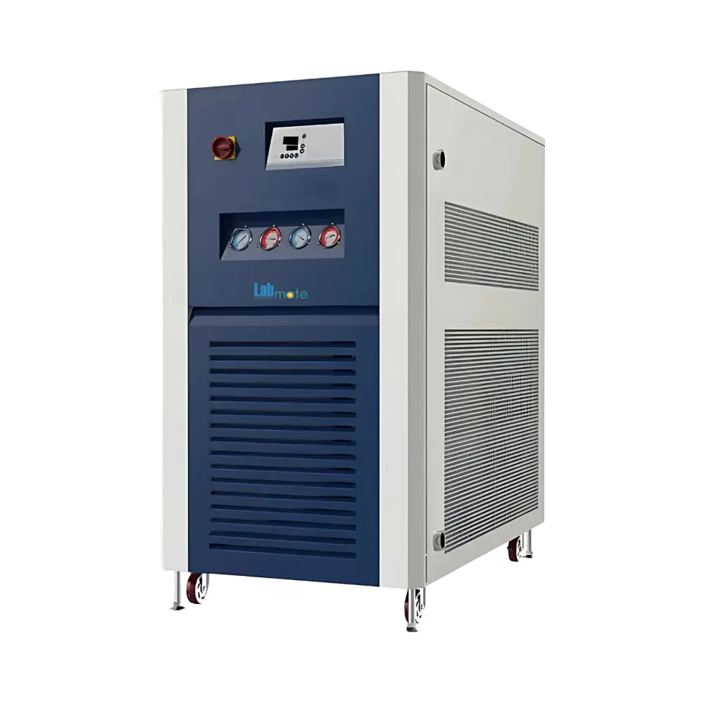 Recirculating Chiller with airflow vents and caster wheels