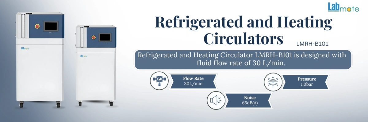 Refrigerated and Heating Circulator with 7-inch color LCD