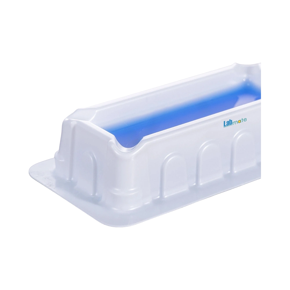 Polystyrene Solution Reservoirs with spill-resistant corners and narrow trough
