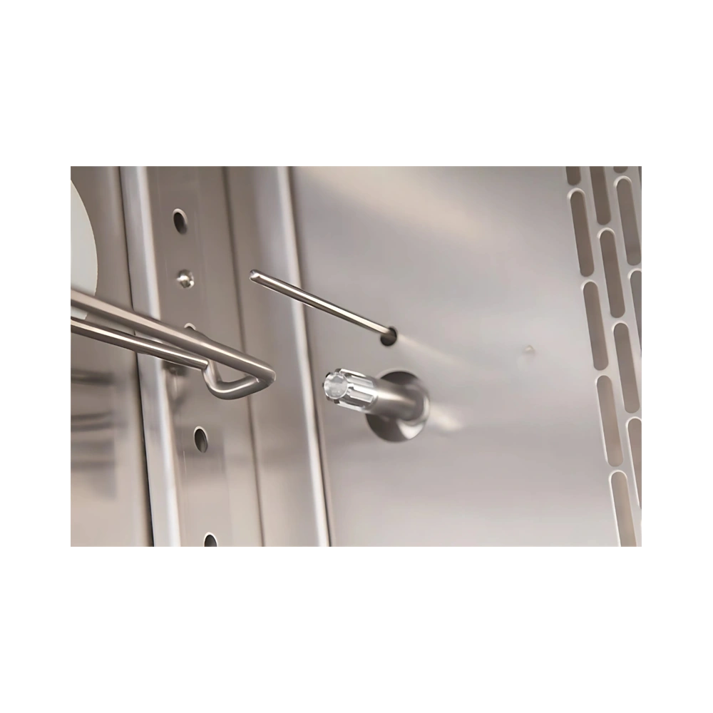 Vertical double door incubator with display