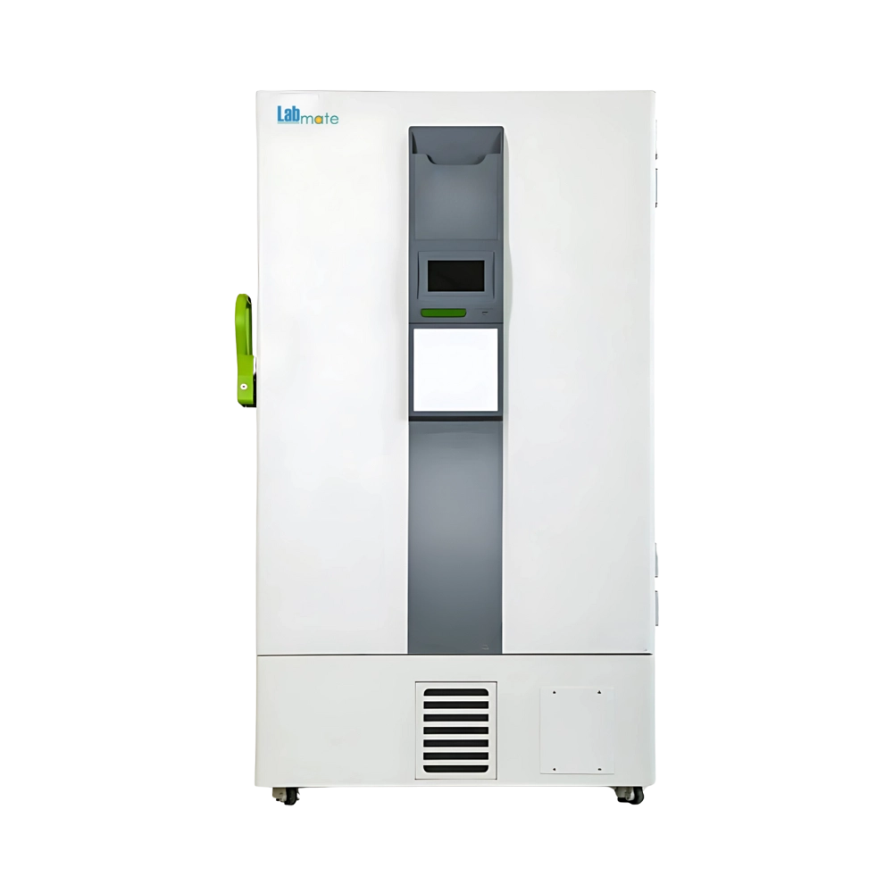 “high-capacity ULT freezer with stainless steel interior”