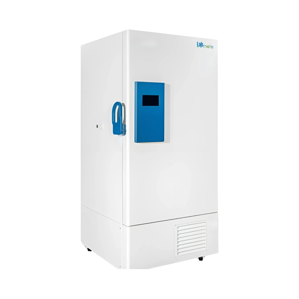 high-capacity ultra-low temperature freezer with coated steel interior
