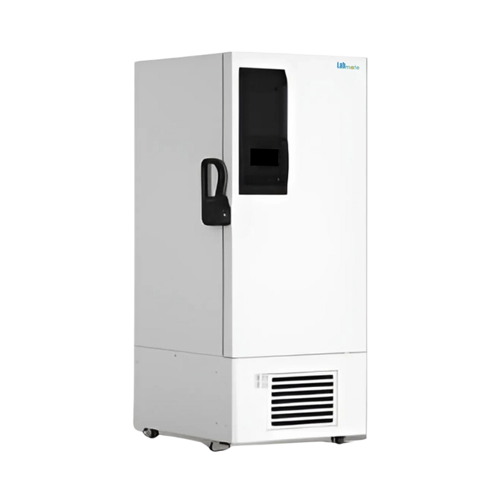 large capacity ultra-low temp freezer with stainless steel interior