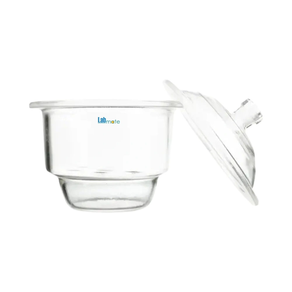 Vacuum desiccator with long vacuum hold, no oil required, ideal for oxidation-sensitive samples
