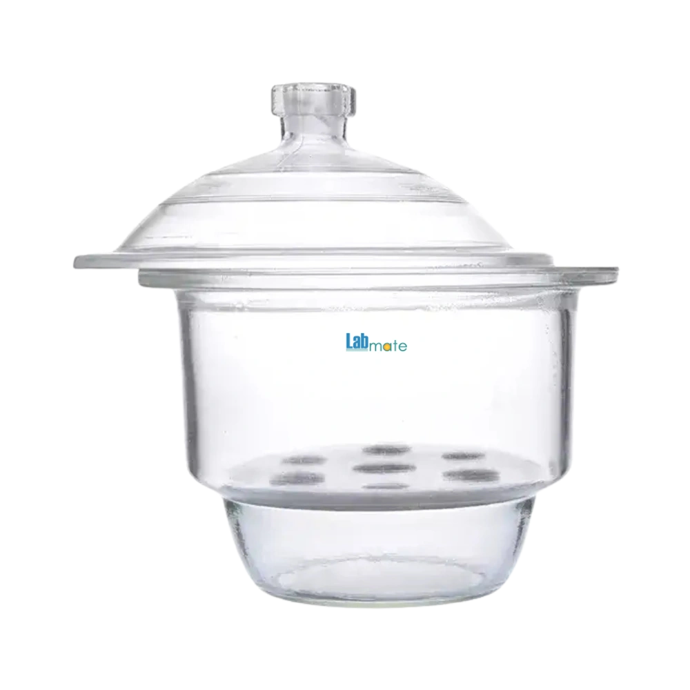Vacuum desiccator with long vacuum hold, no oil required, ideal for oxidation-sensitive samples