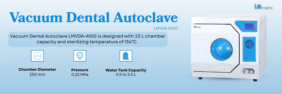 Vacuum Dental Autoclave with stainless steel inner tank