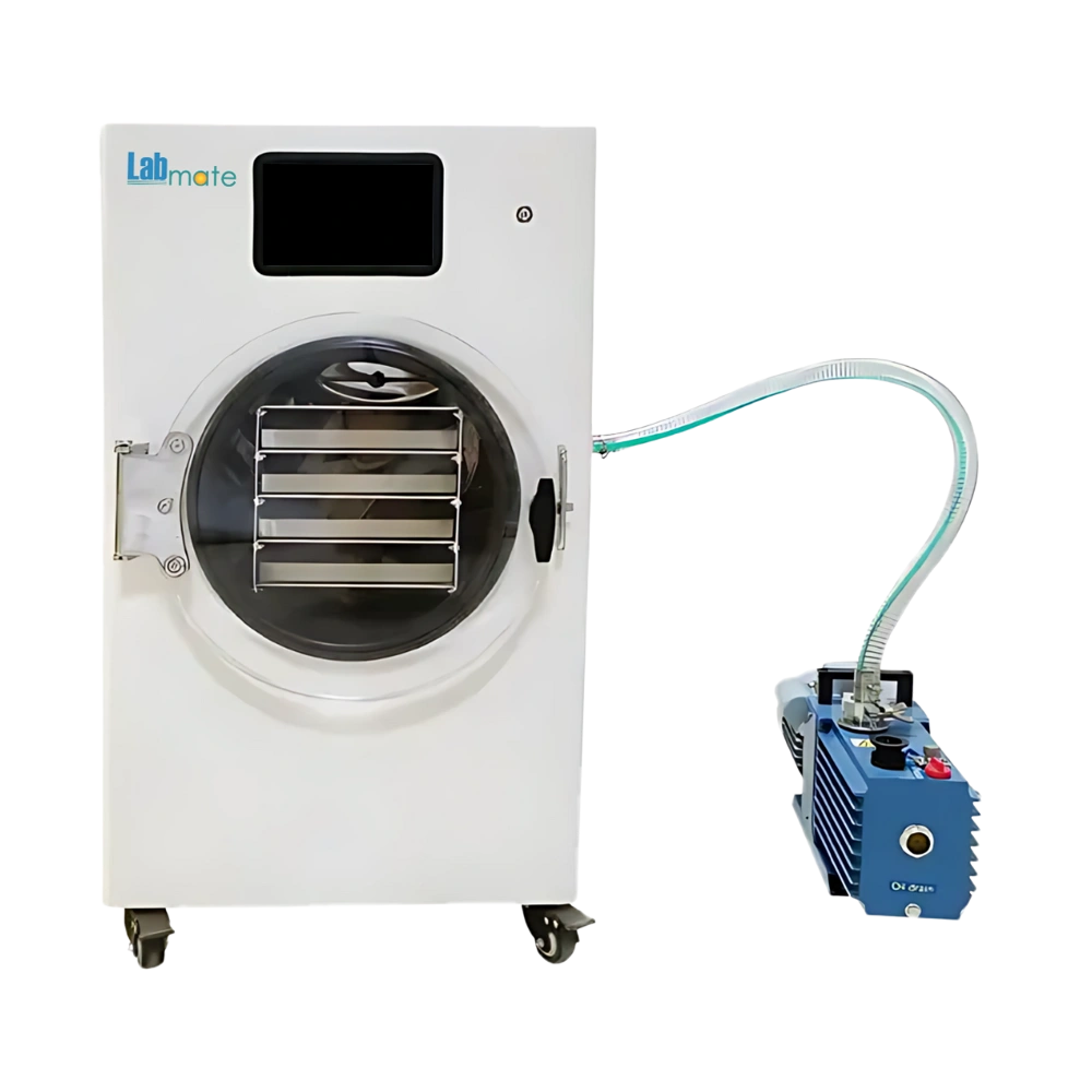Vacuum Freeze Dryer with rotating handle and casters