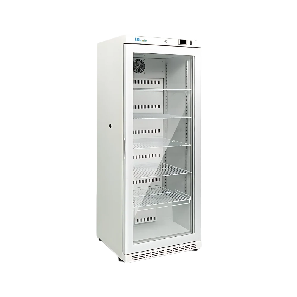 energy-efficient upright vaccine refrigerator with digital control panel